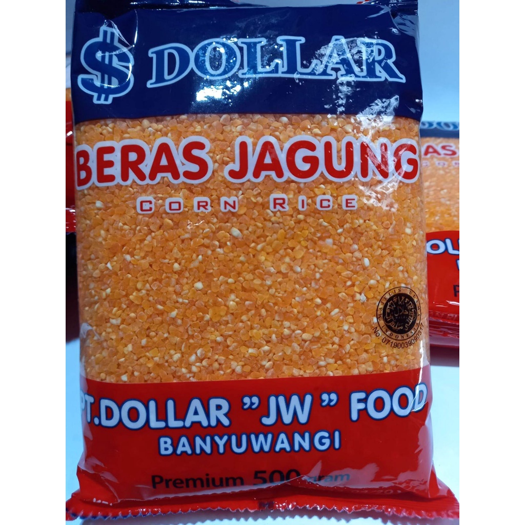 Jual Beras Jagung Dollar 500 Gram Shopee Indonesia 9404