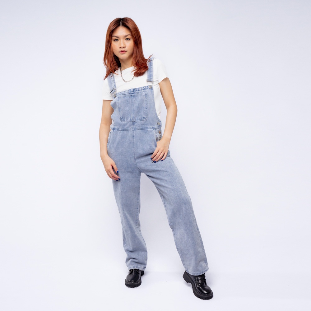 Jual VIERLIN Jumpsuit jeans 8233 Shopee Indonesia