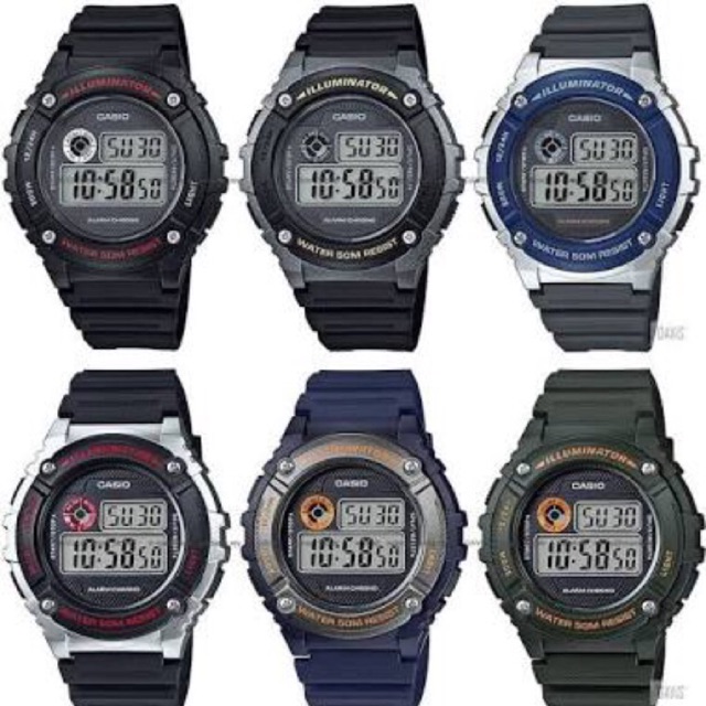 Casio w216 best sale