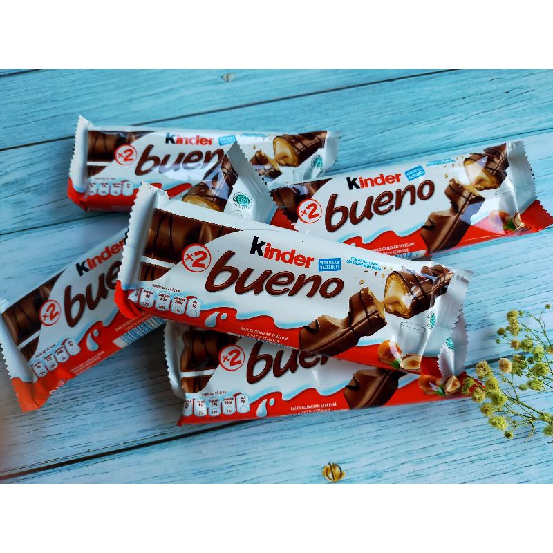 Jual Kinder Bueno 43gr Exp 2024 Halal | Shopee Indonesia