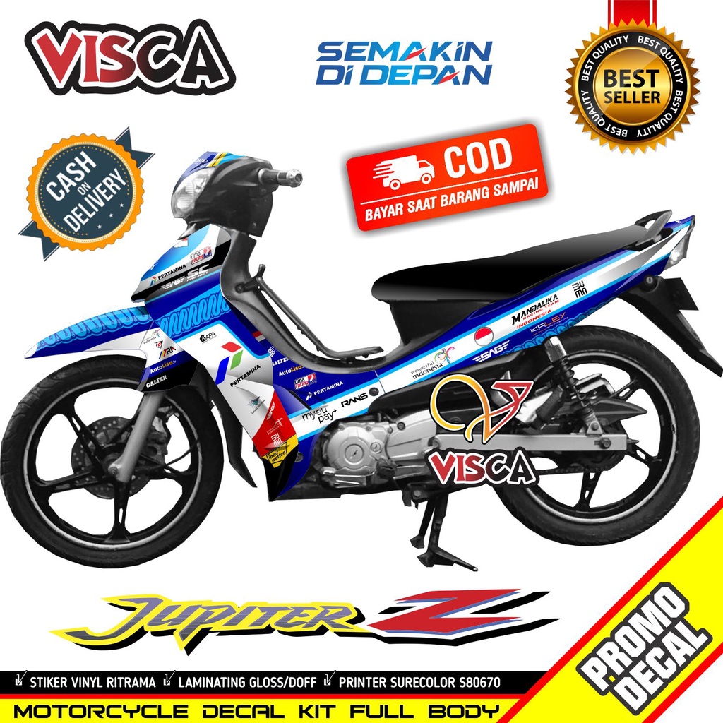 Jual Decal Jupiter Z Burhan Full Body Stiker Jupiter Z Burhan Full Body Striping Jupiter Z