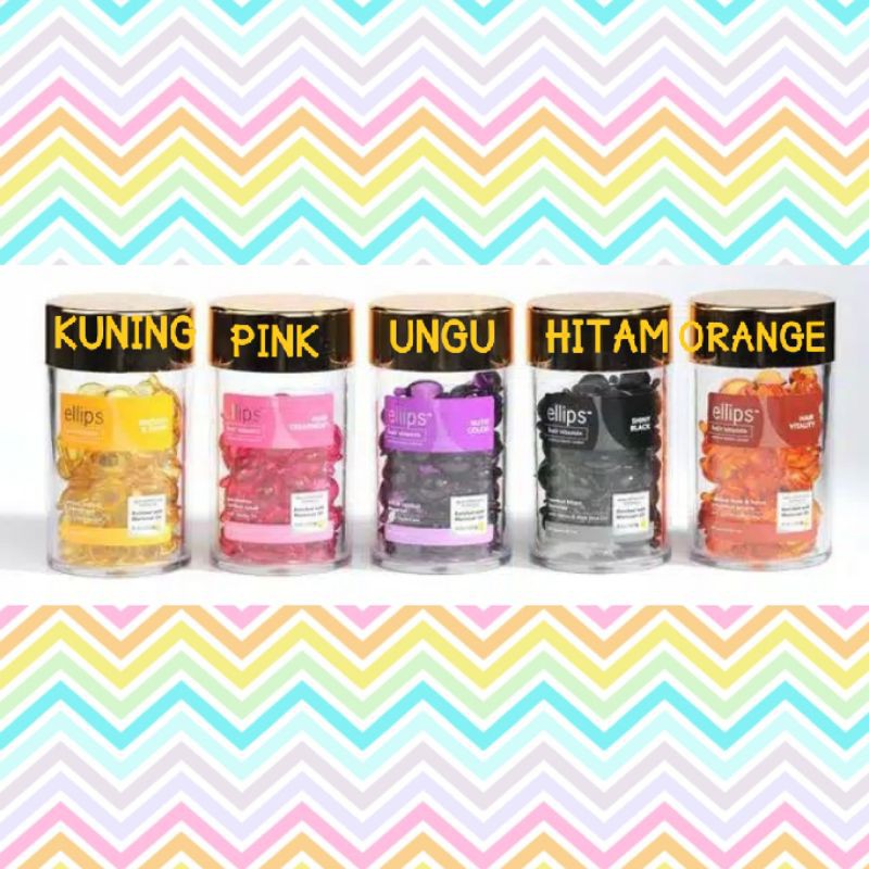 Jual Elips Elips Hair Vitamin Kemasan Botol 50pcs | Shopee Indonesia