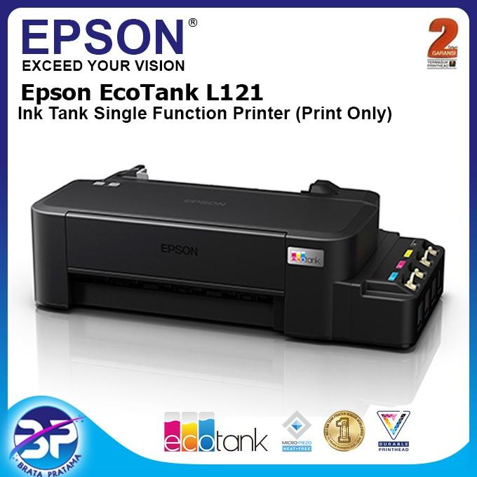 Jual Epson L121 Ink Tank Single Function Printer Print Only Shopee Indonesia 9336