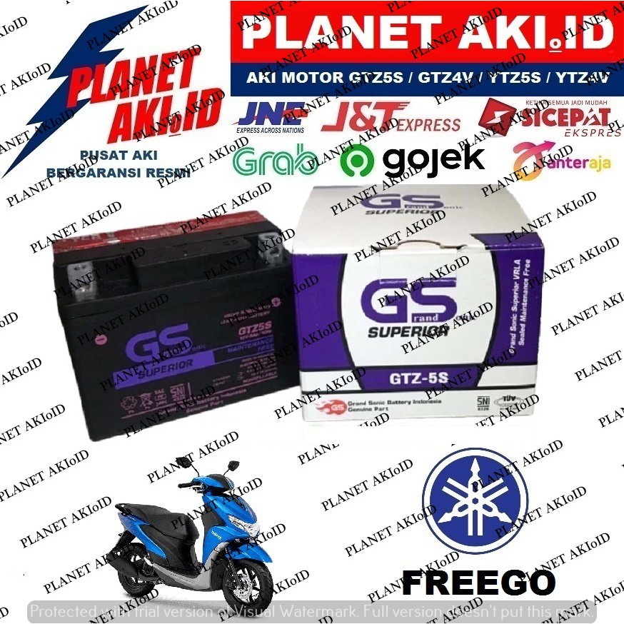 Jual Aki Motor Yamaha Freego GTZ5S Accu Kering MF | Shopee Indonesia