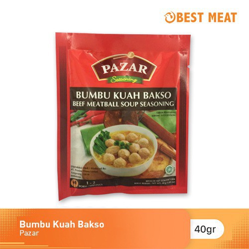 Jual Pazar Bumbu Kuah Bakso Sachet 40 Gr Shopee Indonesia