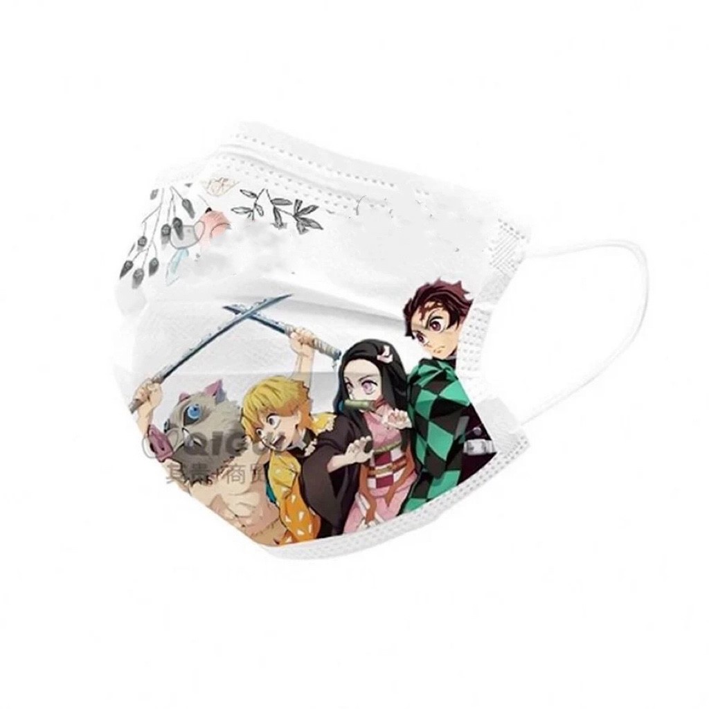 Jual Masker Dewasa Demon Slayer 3 Ply - Satuan | Shopee Indonesia