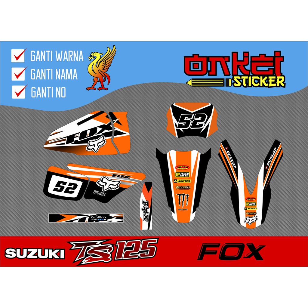 decal suzuki ts 125