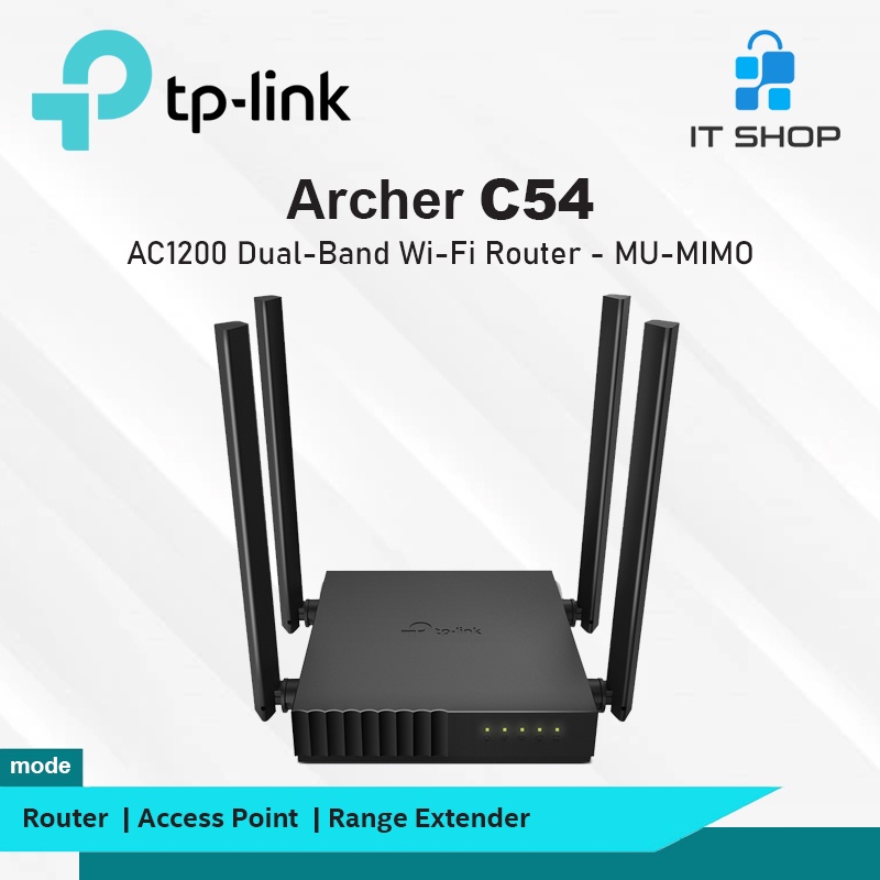 Jual TP-Link TPLINK Archer C54 AC1200 Dual Band Wi-Fi Router | Shopee ...