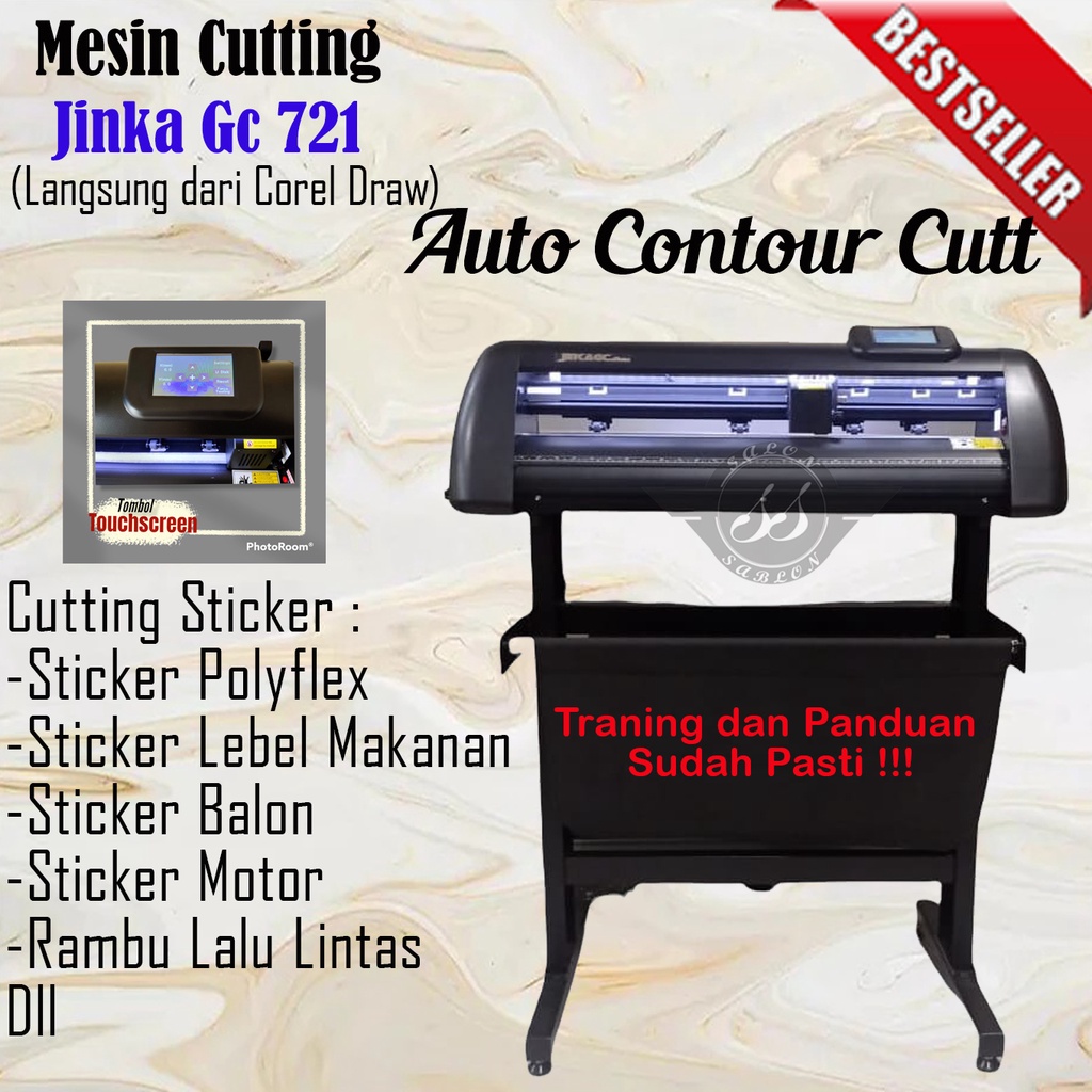 Jual Mesin Cutting Sticker Jinka GC 721 Auto Contour Cut (60 cm ...