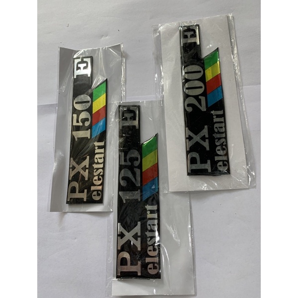 Jual EMBLEM TEMPONG ELESTART PX125 PX150 PX200 VESPA BAGUS