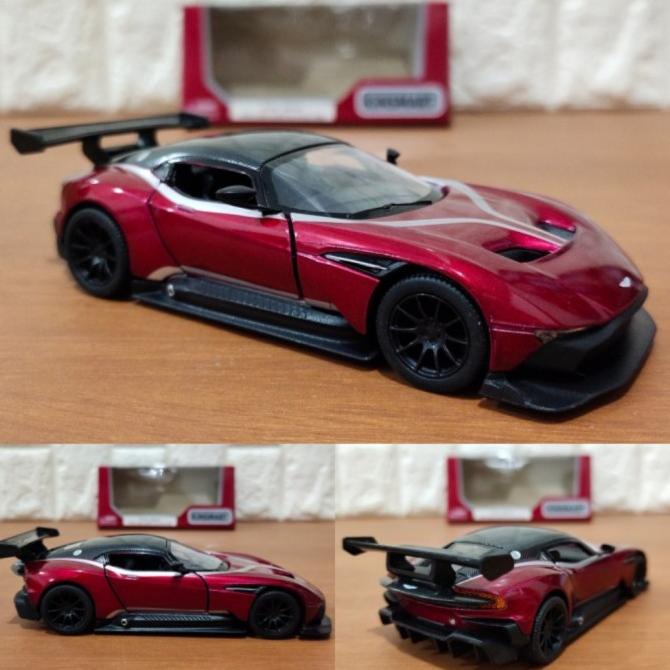 Kinsmart 1:38 Aston Martin Vulcan Diecast Model Car - Red, KT5407D