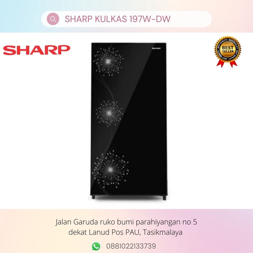 Jual KULKAS SHARP 197W-DW 1 PINTU | Shopee Indonesia
