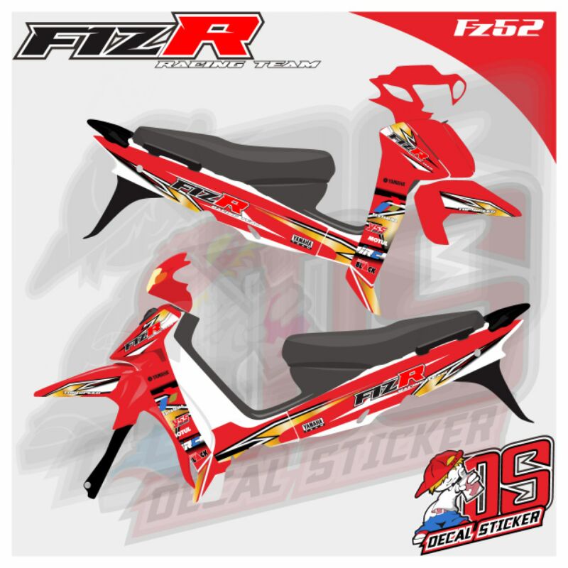 Jual FZ 52 DECAL STICKER YAMAHA FIZ R | Shopee Indonesia
