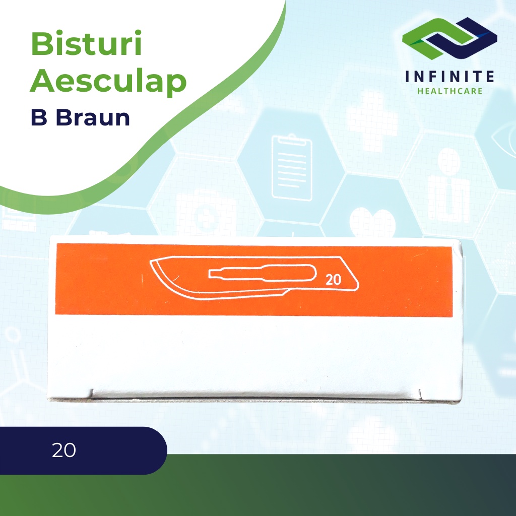 Jual B'Braun Bisturi No 15, 10, 11, 20, 21, Dan 23 Surgical Blade ...