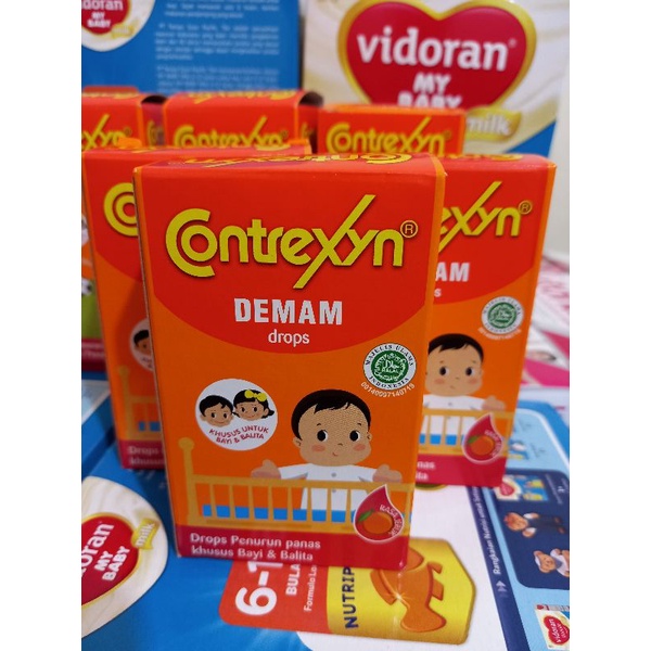 Jual CONTREXYN DEMAM DROP SIRUP UNTUK BAYI DAN BALITA PARACETAMOL 60 mg ...