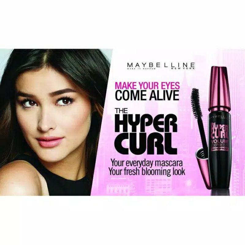 Jual Maybelline Hypercurl Volum Express Waterproof ( BPOM Original ...