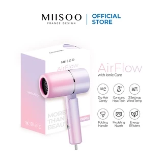 MIISOO Hair Dryer Negative Ion Portable Hair Protection Quick Drying Pengering Rambut