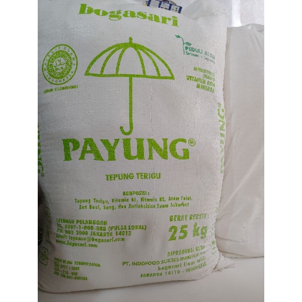 Jual TERIGU PAYUNG 25 KG BOGASARI | Shopee Indonesia
