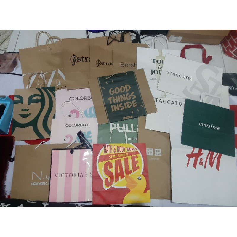 Paper Bag Pull And Bear Bolsas Crochet Bolso Blanco Pull And Bear