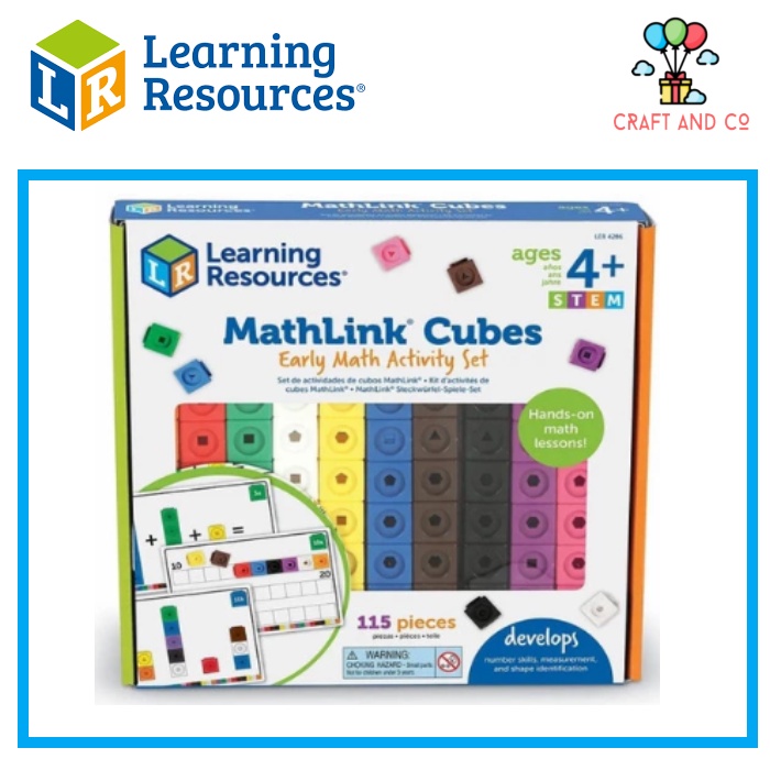 Jual Learning Resources Early Math Activity Math cube/ mathlink ...