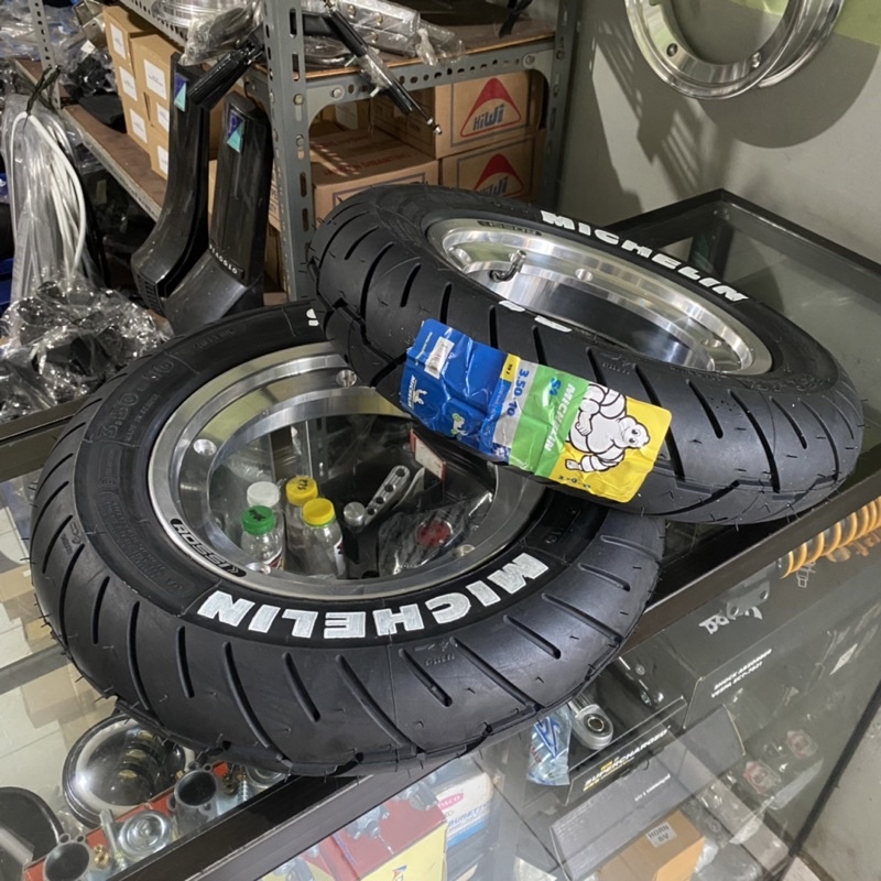 Jual velg tubeless vrossi ban michelin S1 3.50-10 vespa