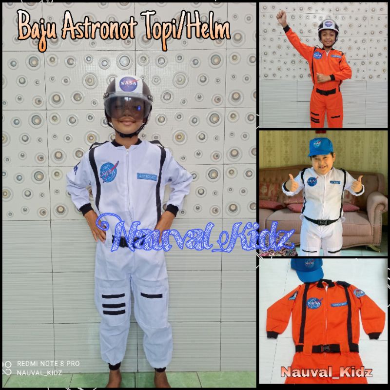 Little M Bear Astronot Set Pakaian Anak Laki-laki main image 0