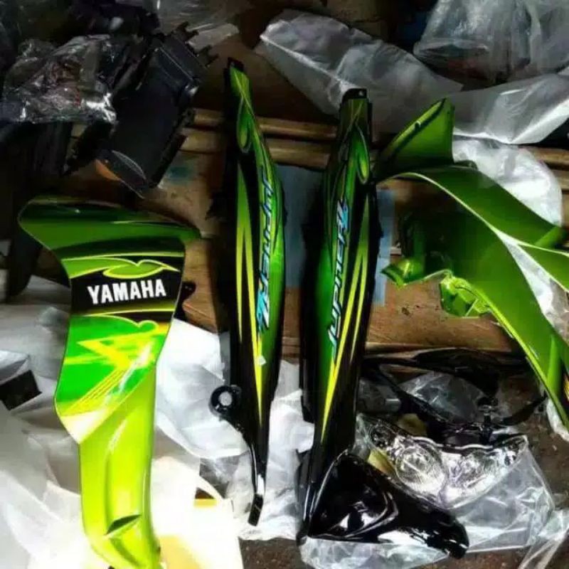 Jual Full body halus yamaha Jupiter Z New Burhan Hijau Hitam | Shopee
