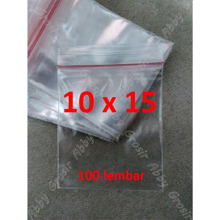 Jual Plastik Klip 10x15 Cm Seal Ziplock Bag Pouch Obat Kantong Makanan Kemasan Snack Gadget Hp 7299