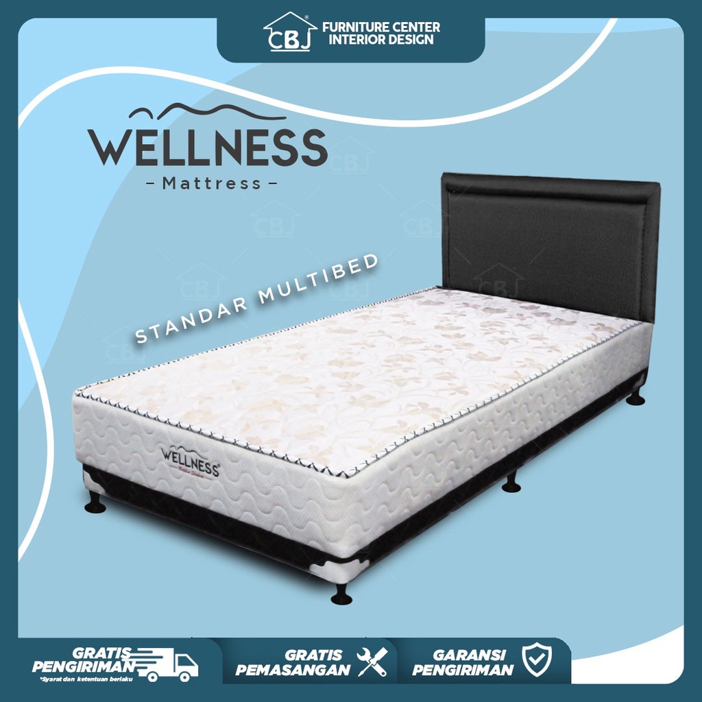 Jual Wellness Spring Bed Standard Multibed Full Set Khusus