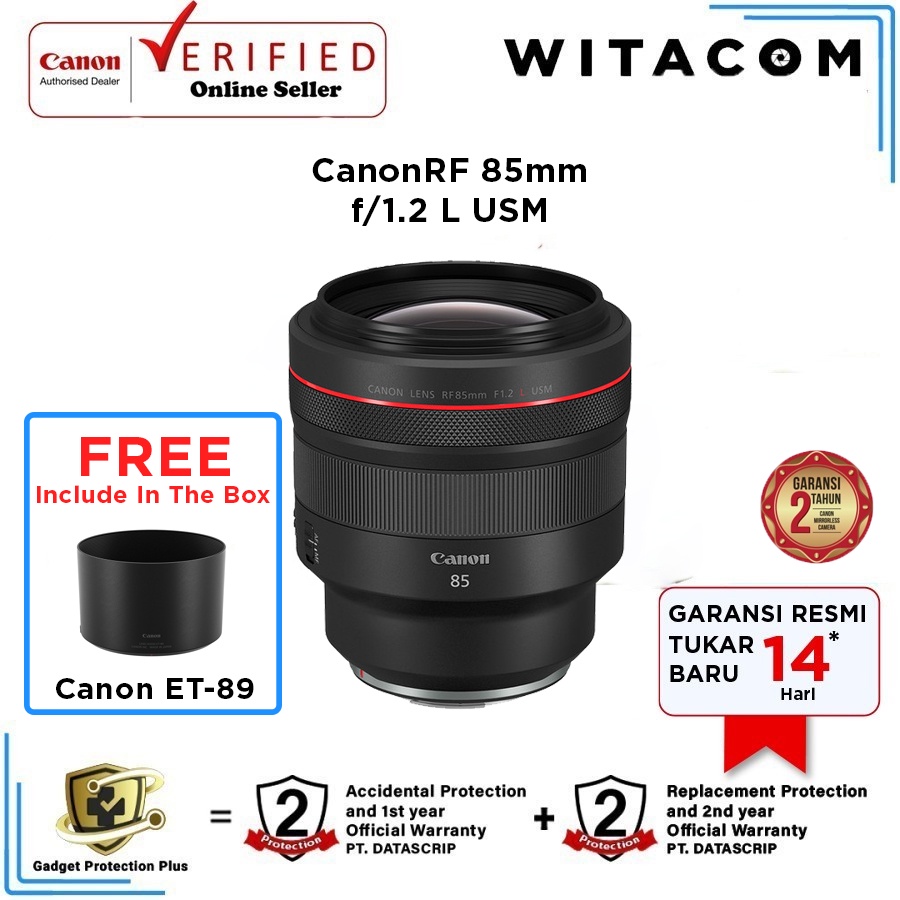 Product image Canon RF 85mm f/1.2L USM Lens