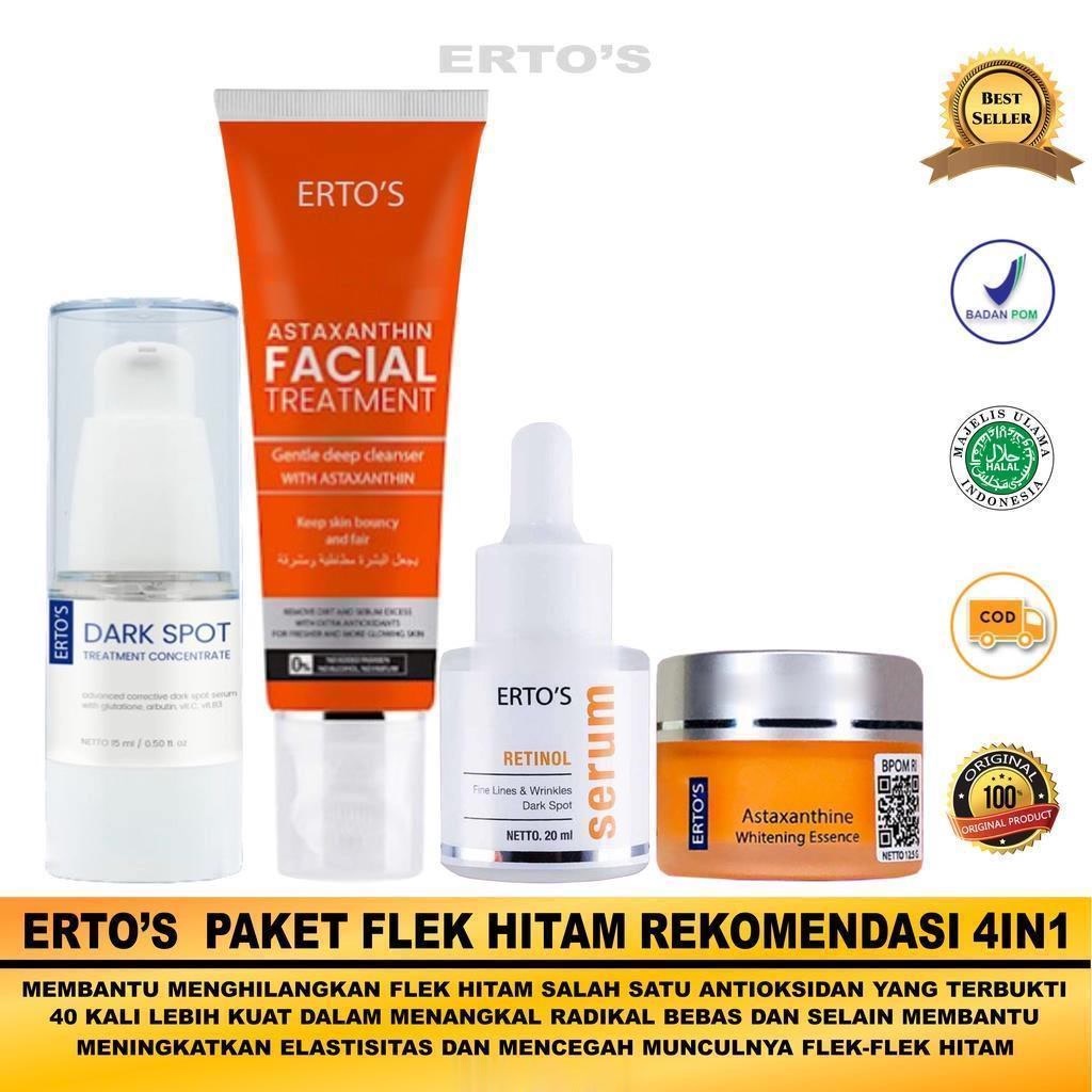 Jual Ertos Paket Flek Bintik Hitam 4IN1 (FACIAL TREATMENT NEW