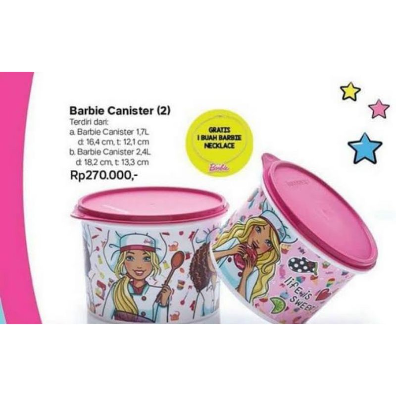 Jual BARBIE CANISTER (2pcs) | Shopee Indonesia