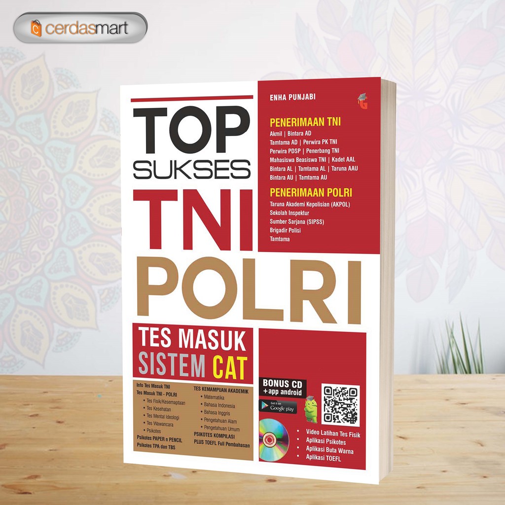 Jual Buku Tes Tni Polri Top Sukses Tes Masuk Tni Polri Sistem Cat