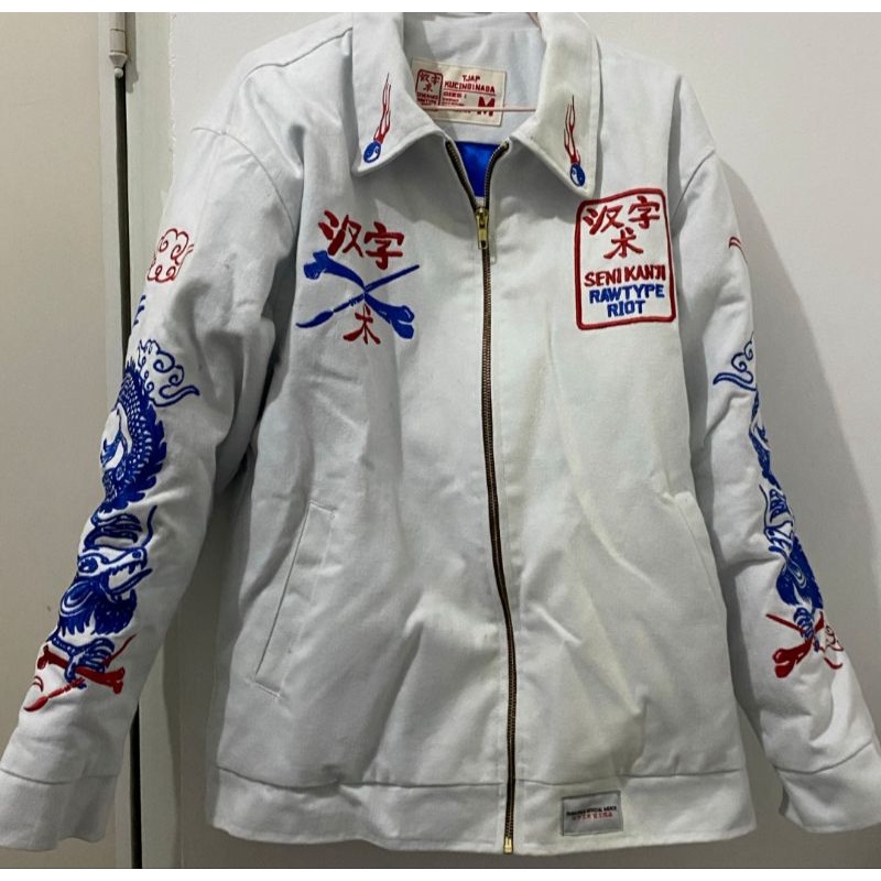 Jual WORK JACKET RAW TYPE RIOT X SENI KANJI TEAM RTR | Shopee Indonesia