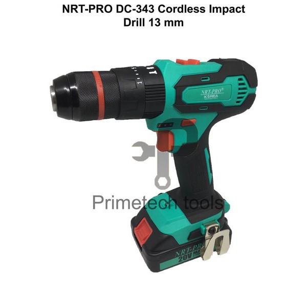 NRT PRO Bor Baterai Cordless Tembok DC 343 20V