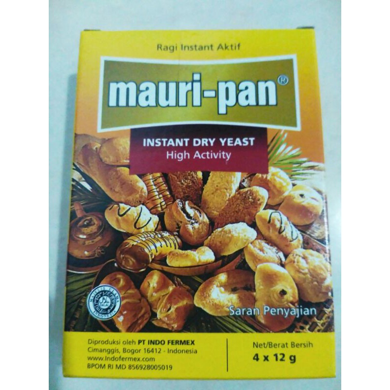 Jual Ragi Instan/Mauripan (4 scht x 11 gr) | Shopee Indonesia