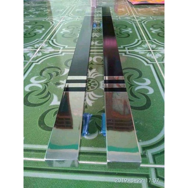 Jual handle pintu rumah minimalis anti karat. 1pasang isi 2biji handle