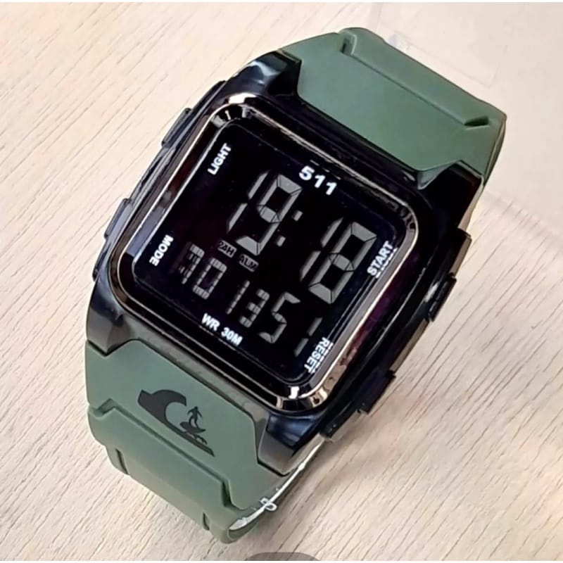 Jual Jam Tangan Pria Quicksilver Digital Segi Anti Air ( BAYAR DITEMPAT