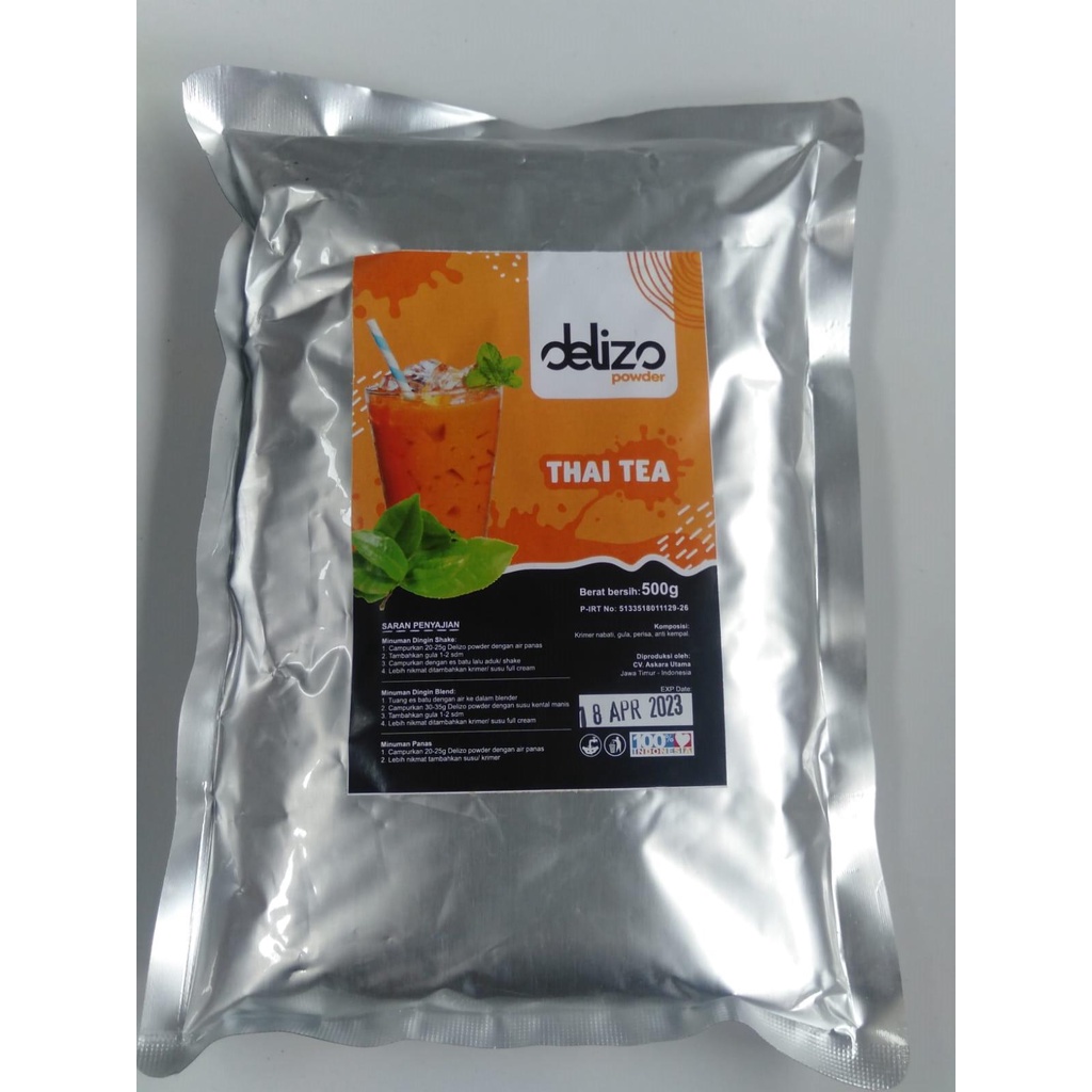 Jual DELIZO THAITEA 500G | Shopee Indonesia