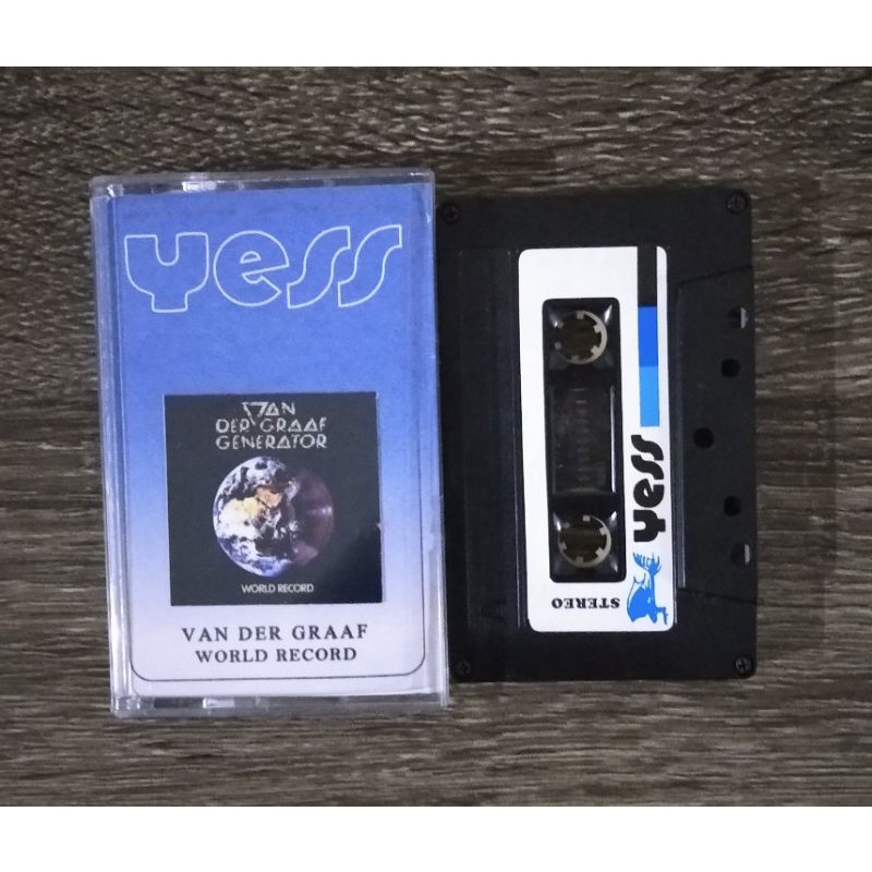 Jual Tape Cassette Kaset pita Yess Van Der Graaf Generator World Record