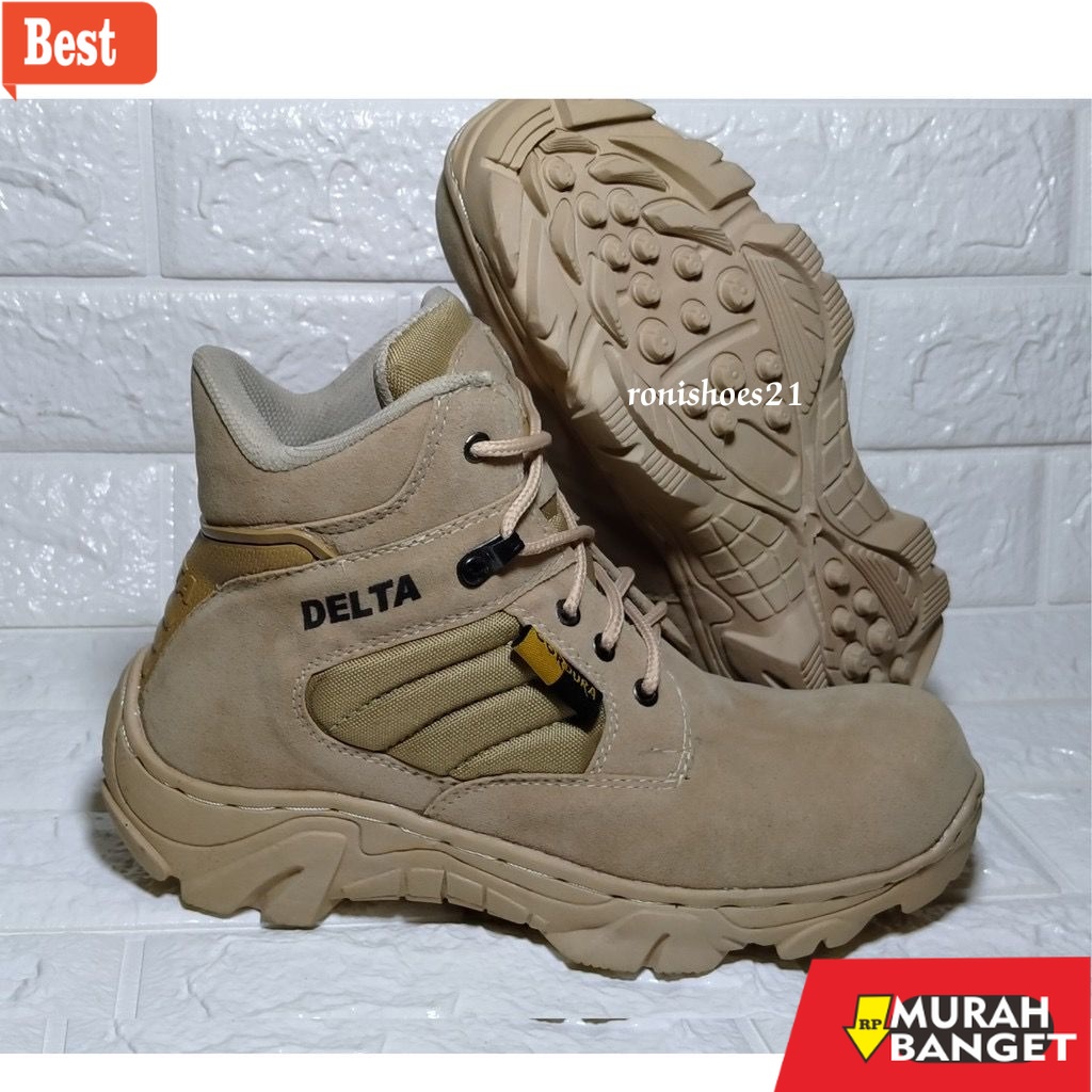 Jual Boot kualitas terbaik Sepatu Safety Boots DELTA tactical gunung