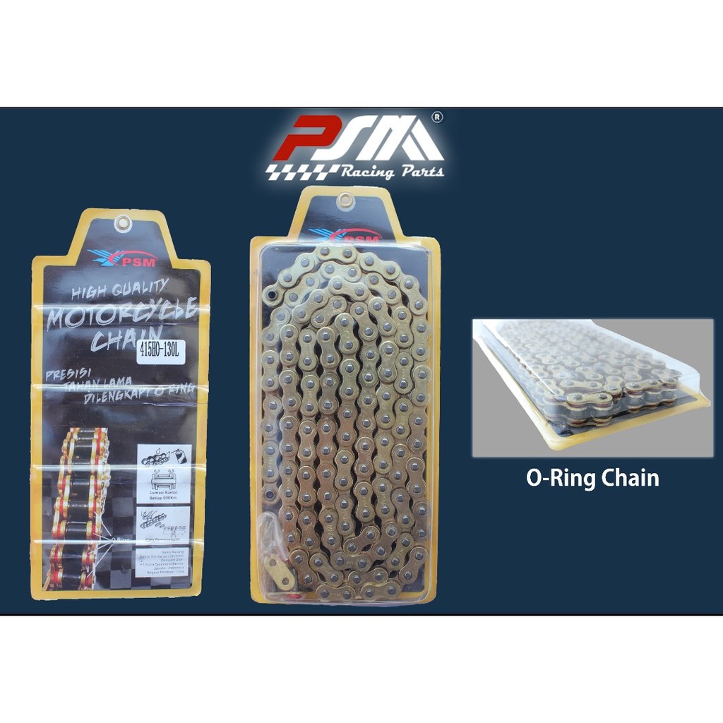 Jual Rantai O-Ring PSM Ukuran 415H - 130L | Shopee Indonesia