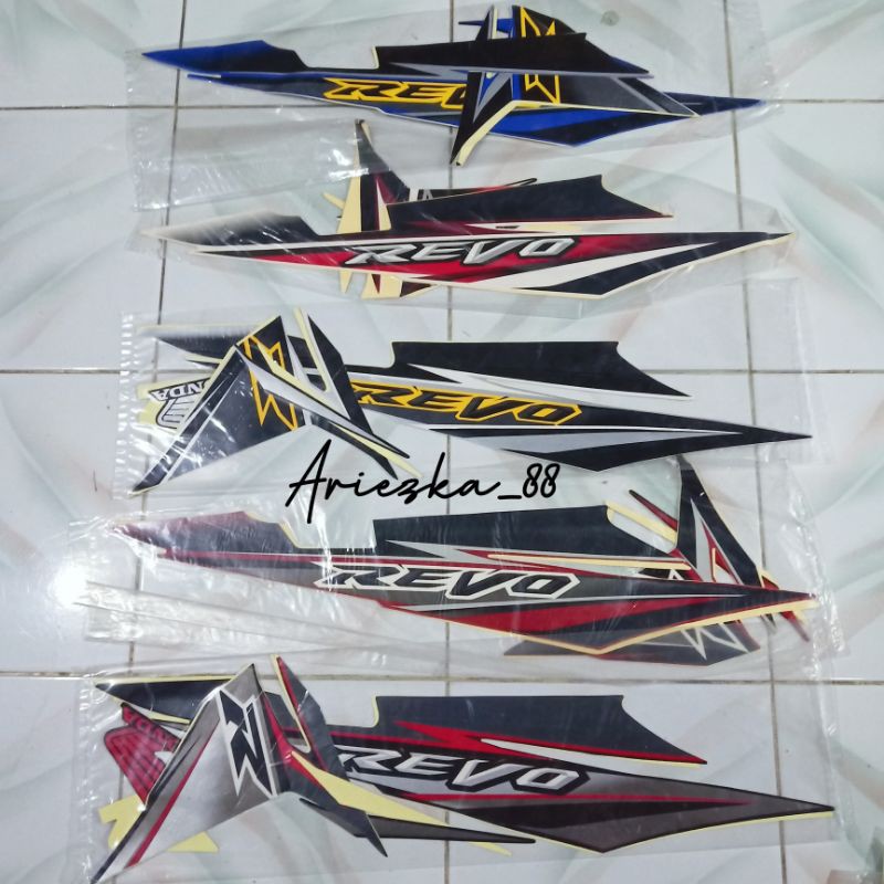 Jual Sticker Lis Striping Honda REVO 2008 R CW | stiker motor revo velg ...