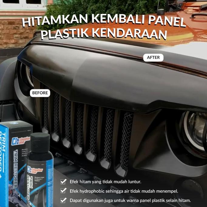 Jual Chapter One Trim Restorer 100 Ml Pengkilap Panel Plastik Kendaraan ...