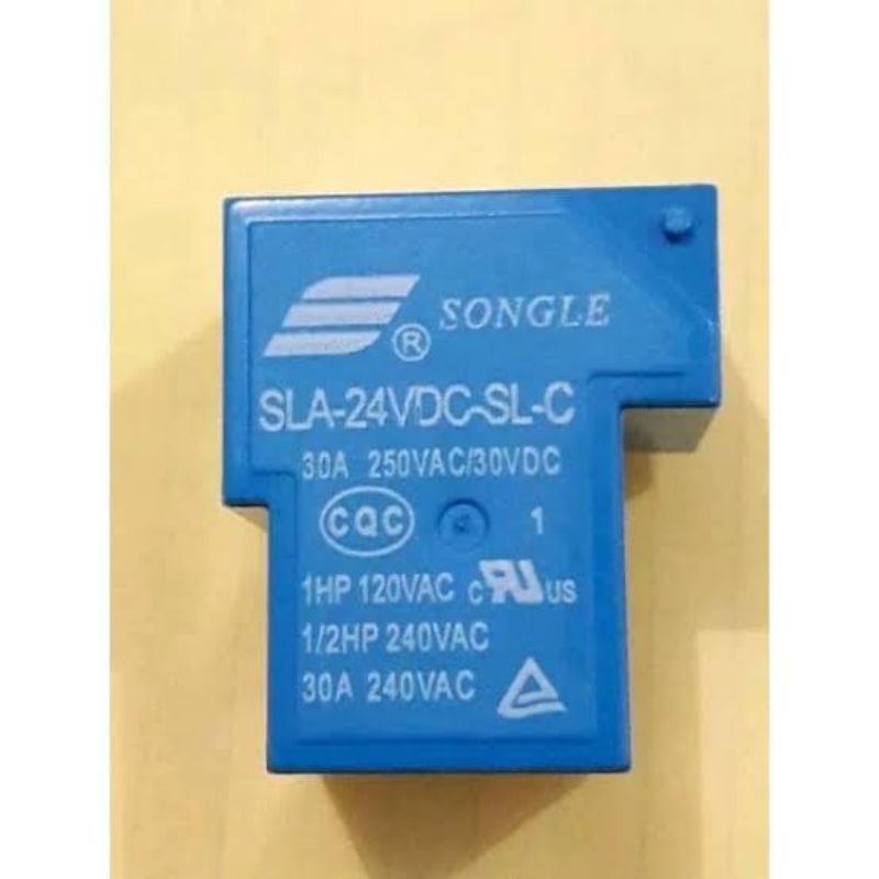 Jual relay songle 24 volt 30 A (relay kodok) 6 PIN | Shopee Indonesia