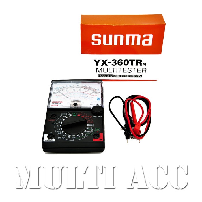 Jual MULTI TESTER AVO METER ANALOG SUNMA YX 360TR UY435 | Shopee Indonesia