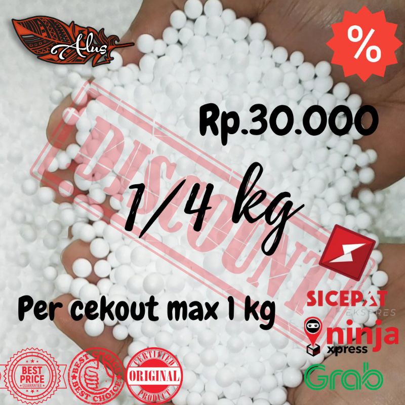 Jual Isi Bean Bag Sterofoam Styrofoam Bulat Sterofoam Bulat Butiran