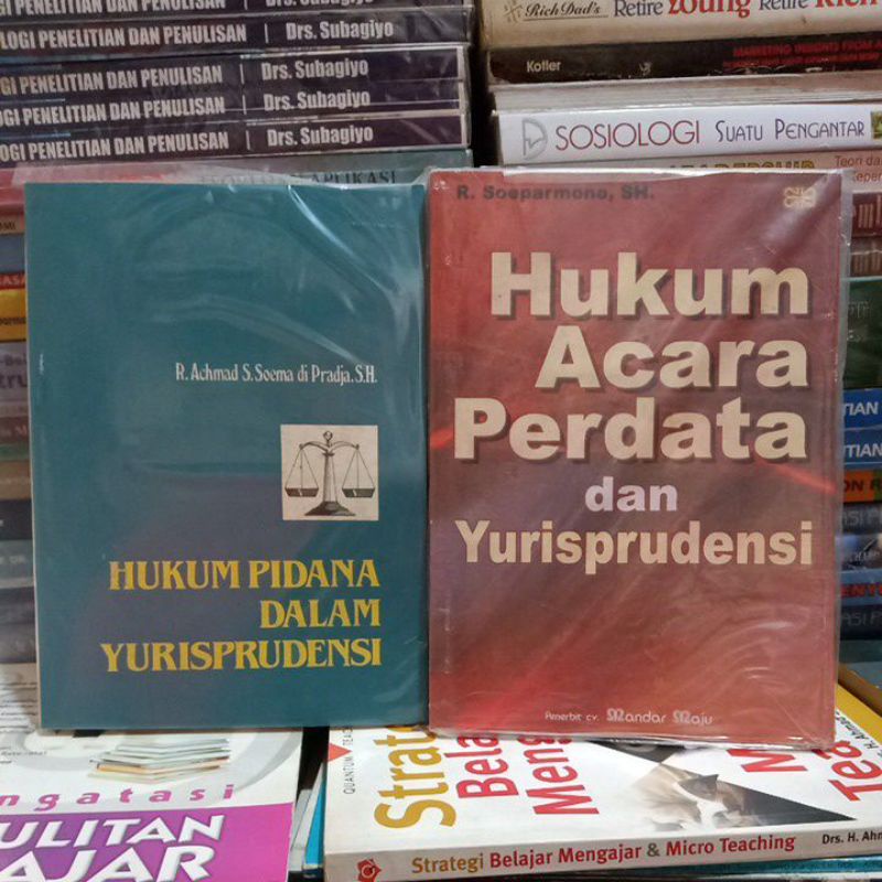 Jual Hukum Acara Perdata Dan Pidana Dan Yurisprudensi 2 Buku Shopee