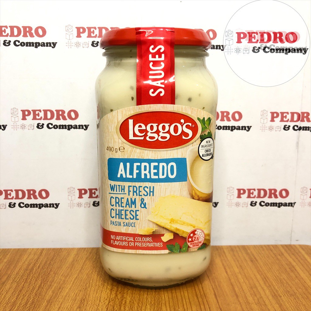 Jual Leggo's alfredo fresh cream & cheese 490 gram saus pasta krim