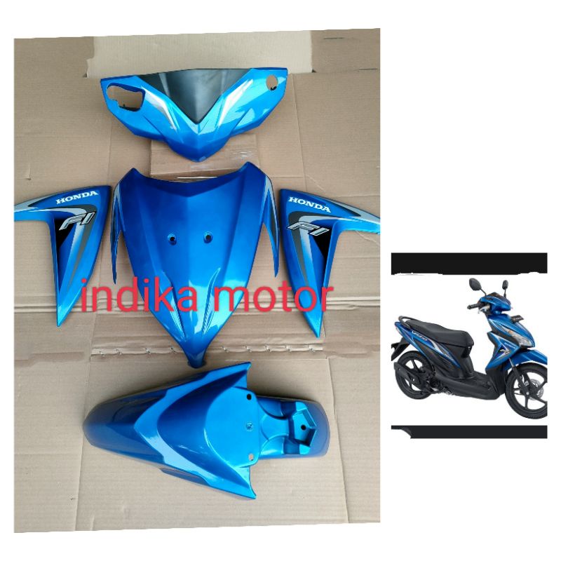 Jual Full Body Halus Vario Fi Biru Plus Stiker Jual Eceran Satuan Shopee Indonesia